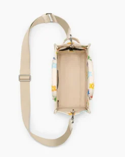 The Small Tote Bag, White Multi