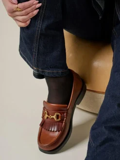 The Valerie Loafers, Brandy Leather, 36