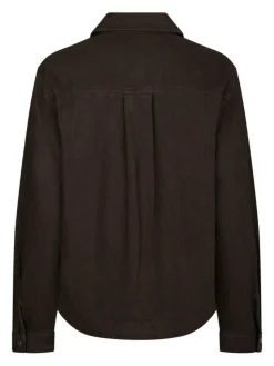 Tikken Solid Jakke, Dark Brown, 40