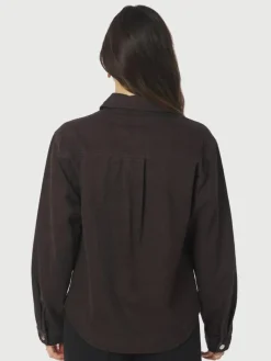 Tikken Solid Jakke, Dark Brown, 40