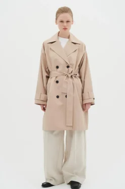 TimonaIW Trenchcoat, Sandstone, 38
