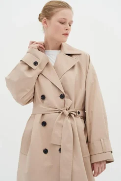 TimonaIW Trenchcoat, Sandstone, 38