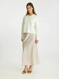 Tippi Knit Cardigan, Off White, 34