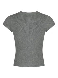 Tirra Knit T-shirt, Dark Grey Melange, 38