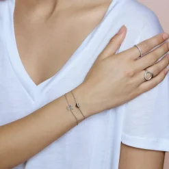 Together My Love Armbånd, Silver, 19,5 cm