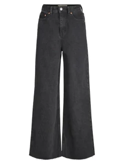 Tokyo Wide Jeans, Black Denim, W29/L34