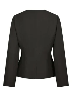 Toots Structure Bluse, Dark Grey, 40