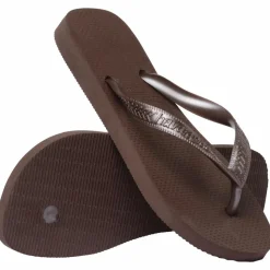 Top Tiras Sandaler, Dark Brown, 39/40