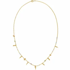 Toutsi Halskæde, Guld, 45 cm