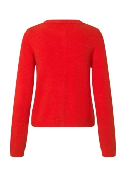 TreeMD Short Cardigan, Racing Red, XL