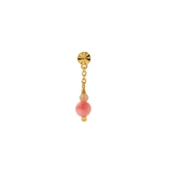 Tres Petit Etoile Ørering, Goldplated