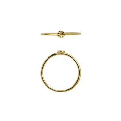 Tres Petit Etoile Ring, Guld, 50