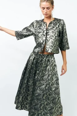 TrineLL Kort Jakke, Silver, S