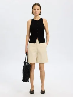 Trixie Knit Top, Black, M