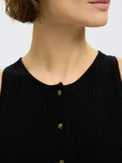 Trixie Knit Top, Black, M