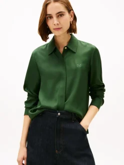 Twill Regular Skjorte, National Forest, 40