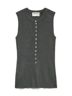 Ukino Vest, Dark Grey Melange, XL