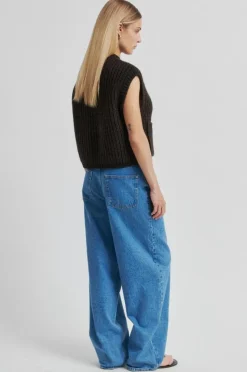 Ulrikke Knit Vest, Chocolate Torte, L