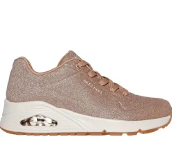 Uno Glitter Bomb Sneakers, Rose Gold, 37