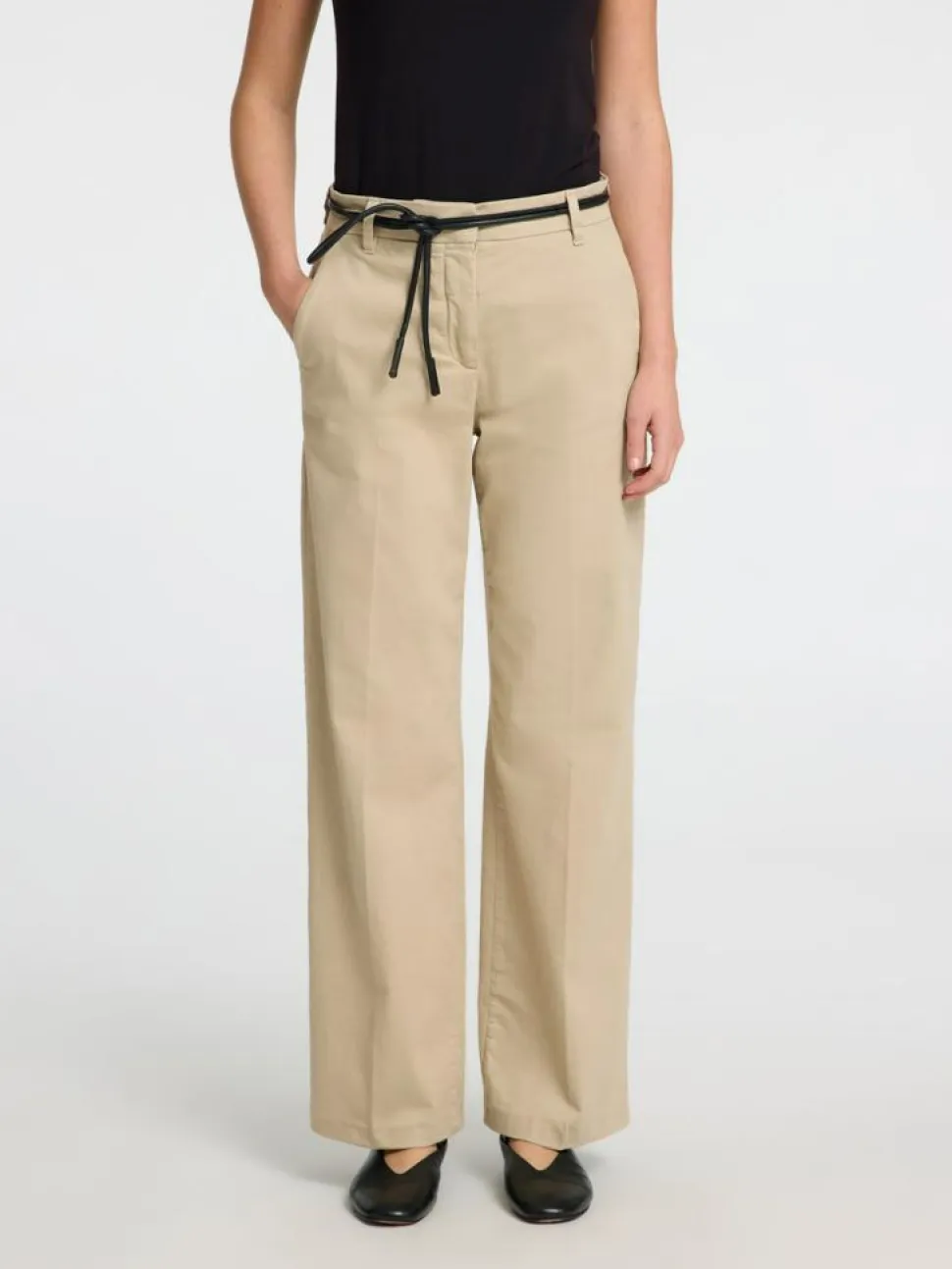 Vera-Rita Wide Bukser, Island Fossil, 34