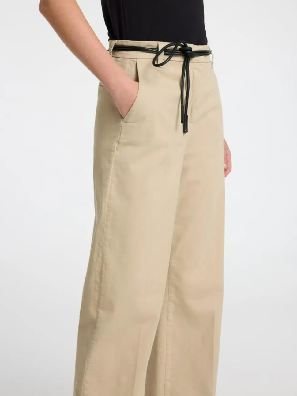 Vera-Rita Wide Bukser, Island Fossil, 34