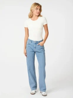 Verna Jersey T-shirt, Off White, 38