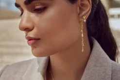 Vesta Øreringe, Gold Plated