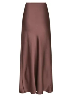 Vicky Heavy Sateen Nederdel, Dark Rose, 36