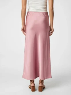 Vicky Heavy Sateen Nederdel, Evening Rose, 36