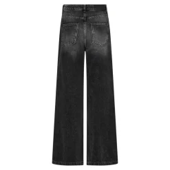 VickyCC Stud Wide Jeans, Black, XL