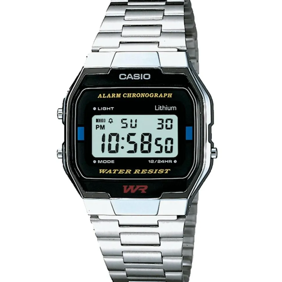 Vintage A163WA-1QES Digitalur, Steel, 33 mm