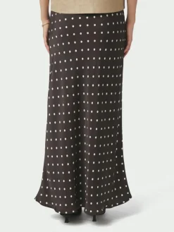 Viso Dot Nederdel, Dark Brown, 42