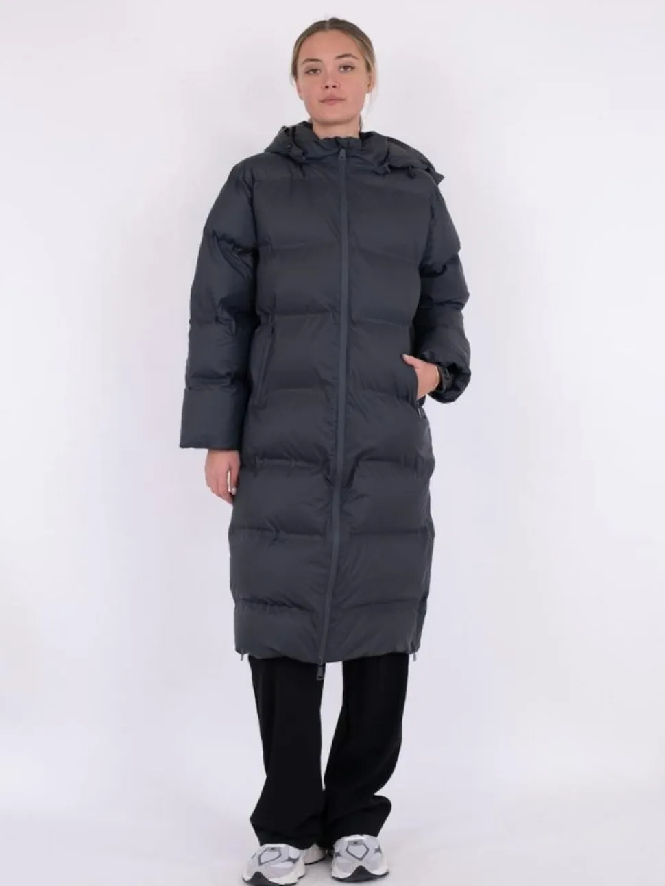 Viviana C Puffer Jakke, Antracit, 32