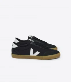 Volley Sneakers, Black-White-Natural, 39