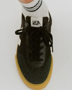 Volley Sneakers, Black-White-Natural, 39