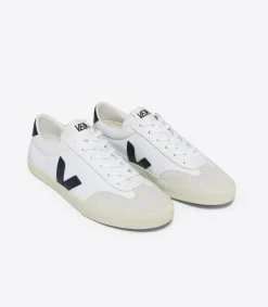 Volley Sneakers, White-Black, 39
