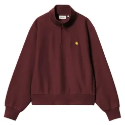 W' American Scr. High Neck Sweatshirt, Malbec, XS