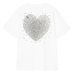 W' Hearts of Hartts T-shirt, White, S