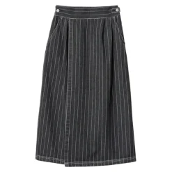 W' Orlean Nederdel, Black/White (Stone Washed), XS