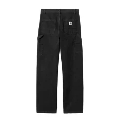 W' Pierce Bukser, Sort (Stone Washed), 28