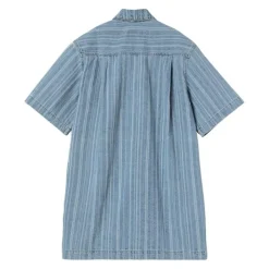 W' Rylan Kjole, Rylan Stripe/Blue (Stone Bleached), S