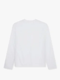 Waffle Long Sleeve T-shirt, Brillant White, L
