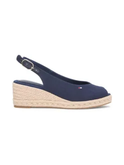 Wedge Espadrilles Sandaler, Space Blue, 39
