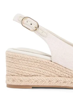 Wedge Espadrilles Sandaler, Classic Beige, 41