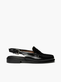 Weejun Penny Slingback Loafers, Black, 41