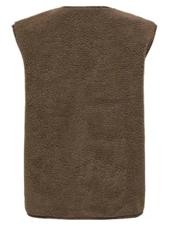 Wendy Teddy Vest, Chestnut, XL