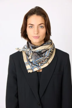 Wildlife Tørklæde, Brown/Blue