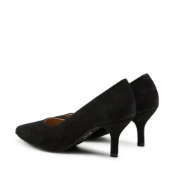 Willa Højhælede Sko, Black Suede, 38