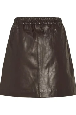 WookIW Lædernederdel, Coffee Bean, 42