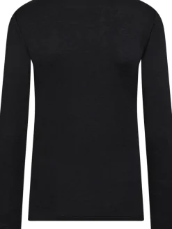 Wool Langærmet T-Shirt, Black, M
